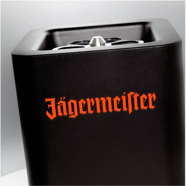 Raffredda bicchieri F1 Pro nero personalizzato Jagermeister
